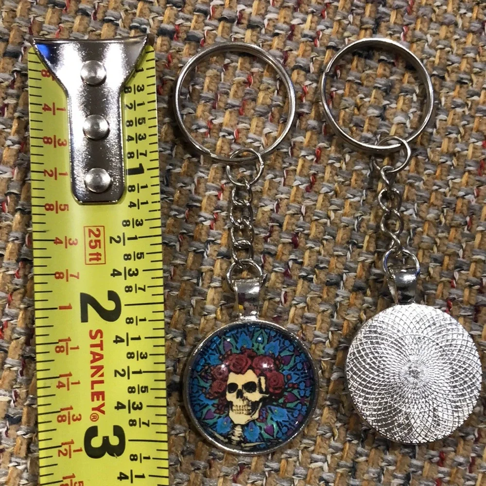 M GRATEFUL DEAD Keychains BERTHA KEYCHAINS |BUYITWHENFOUND Custom Made